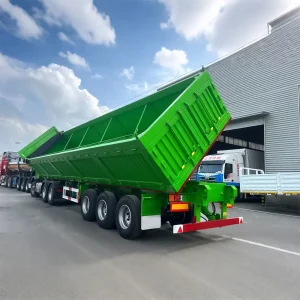 3 Axle Side Tipper Trailer Heavy-Duty Dump Trailer