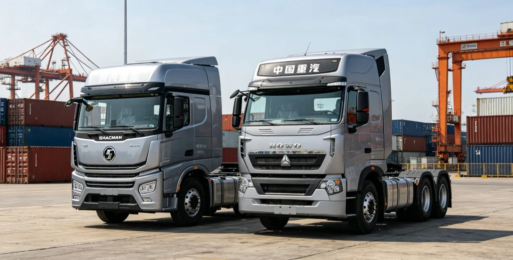 4x2 & 6x4 Shacman & HOWO Flat Cab Tractor Trucks
