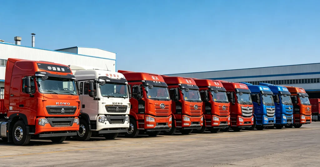 Chinese Heavy Duty Truck Fleet for International Buyers
