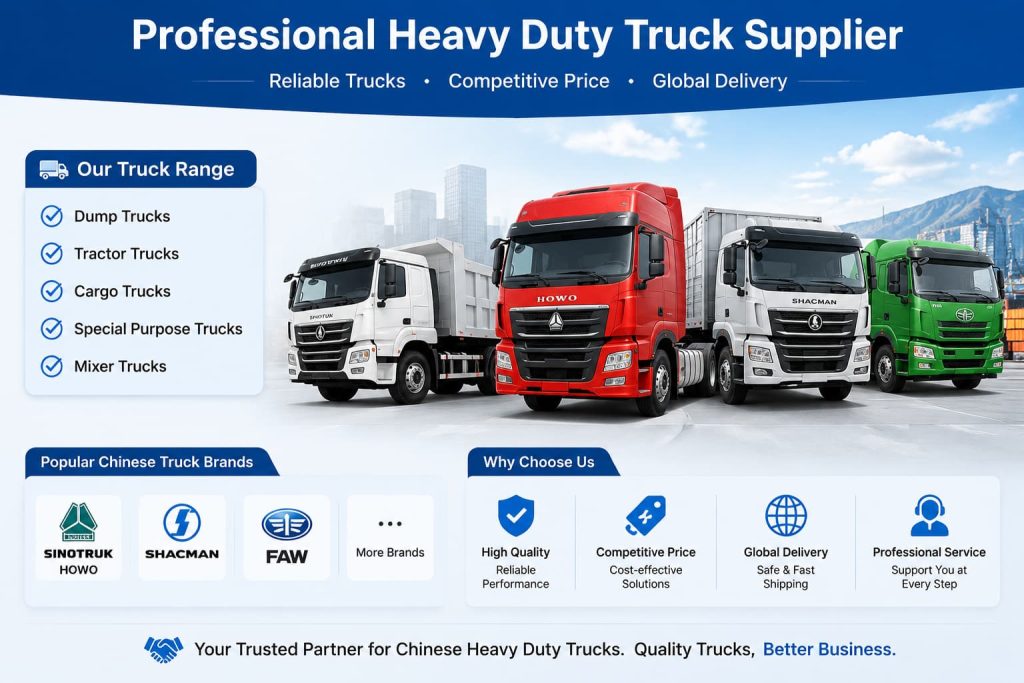 Professional Heavy Duty Truck Supplier