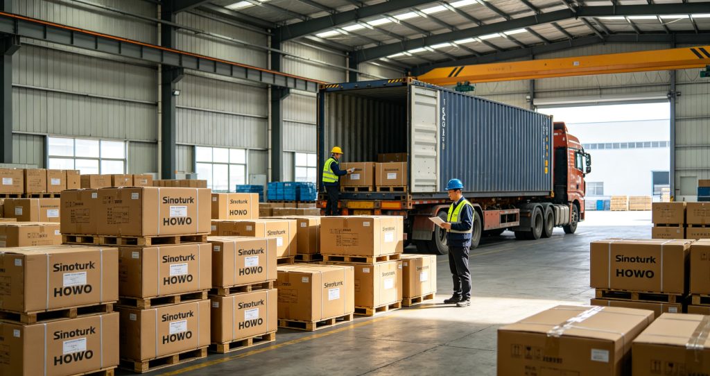 HOWO Spare Parts Global Export Warehouse