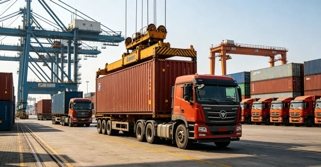 heavy-trucks-loading-port-for-export