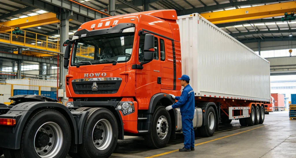 howo-cargo-truck-pre-shipment-quality-inspection