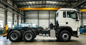 howo_8x4_dump_truck Chassis structure