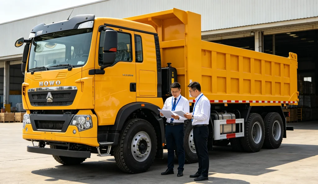 howo‑truck‑pre‑shipment‑check‑export