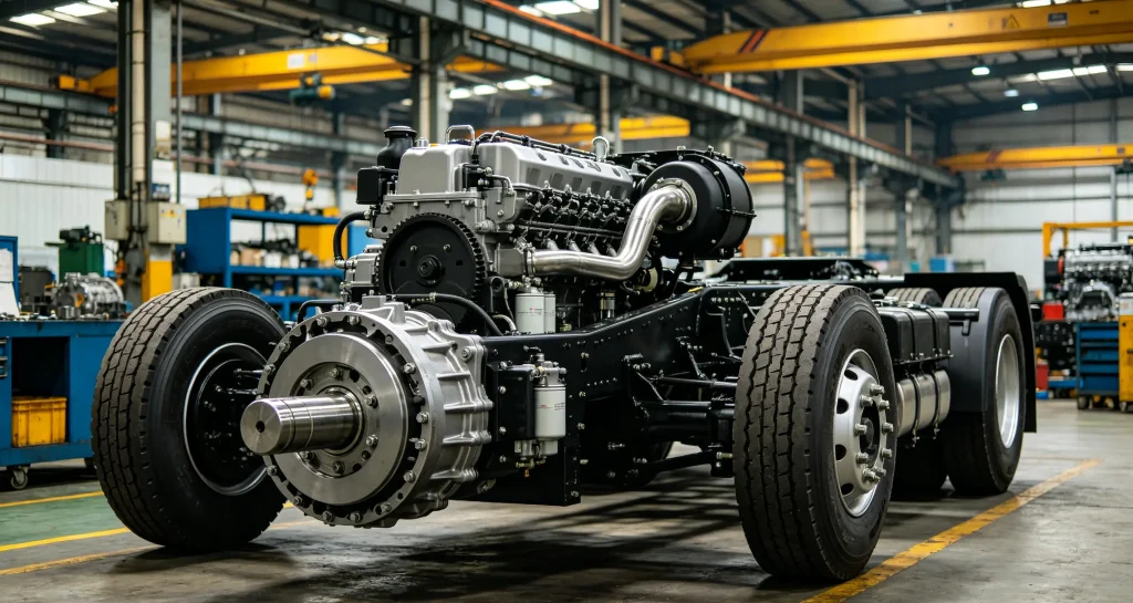 shacman_f3000_engine_chassis