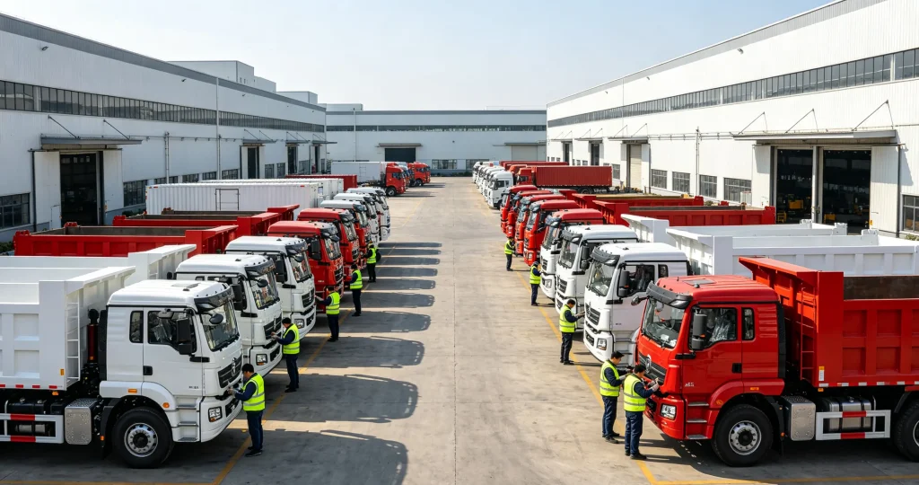 wholesale-trucks-from-china-factory-yard